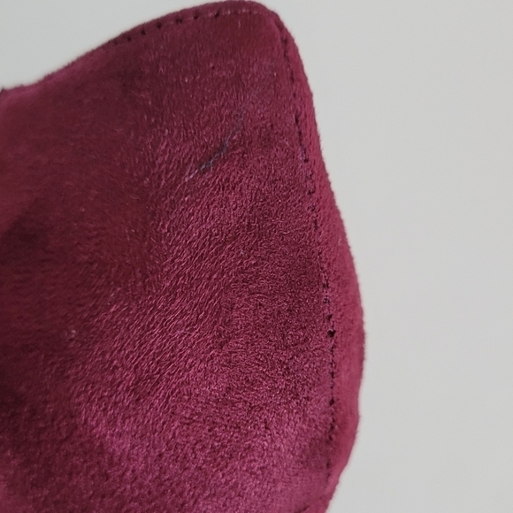 Marc Fisher Faux Suede September2 - Dark Plum Ankle Bootie - Size 6.5 - Picture 13 of 13